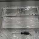 Stove Top Shelf for Curved Stove, Expand 27 to 33 Inch Spice Rack, 4 Level Adjustable Height Spice Shelf, Over the Stove Shelf for Back of Stove Spice Rack Organizer for Countertop, White