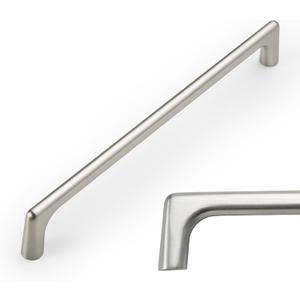 Amerdeco 10 Pack Brushed Satin Nickel Cabinet Pulls 7.5 Inch(192MM) Hole Centers Kitchen Cabinet Handles Hardware Kitchen Handles for Cabinets Cupboard Handles Drawer Pulls ZH0041