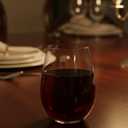 Upgraded Design of Our 2017 New York Times Best Stemless Wine Glass (Sweethome)  Made in Europe  Set of 6 , Reinforced Base for Added Stability & Premium Feel, Dishwasher-Safe, Lead-Free, 17oz.