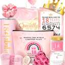 18th Birthday Gifts for Girls 18 Year Old Girl Birthday Gifts, Unique 18th Birthday Gifts for Daughter, Niece, Granddaughter, Girlfirend, Her, 18 & Fabulous Cool 18 Decorations