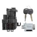 WMPHE Ignition Switch Lock Cylinder with 2 Keys Compatible with 2000-2005 Chevy Impala Chevy Monte,1997-2003 Chevy Malibu,2004-2005 Chevy Classic,Replace OE 12458191,22599340