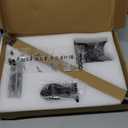 WALI Single Monitor Stand up to 32 Inch Screens, Freestanding Single Monitors Arm Desk Mount, Universal VESA Monitor Mount 75x75/100x100mm, Adjustable Height and Angle (MF001), Black