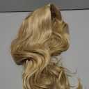 Highlight Blonde Lace Front Wigs Body Wave 13x6 Glueless Lace Frontal Synthetic Wig Pre Plucked Long Wavy Synthetic Lace Front Wig for Women 20inch