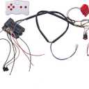 24 Volt Children Electric Car DIY Modified Wires and Switch Kit,with 2.4G Bluetooth Remote Control and Receiver,for Children Electric Ride On Car Accessories