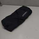 Inflatable Neck and Lumbar Support Pillow with Adjustable Straps for Travel and Office Use, Black