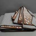 Premium Antelope Rug, Soft Animal Print Rugs for Living Room Bedroom, 5x7 feet, Non-Slip, Machine Washable Carpets for Home Room Decor, Brown