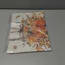 Fall Garden Flags 12x18 Inch Double Sided Autumn Floral Mason Jar Flag for Yard Outdoor Farmhouse Welcome Burlap Flowers Autumn Holiday Thanksgiving Decoration