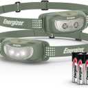 Energizer Universal+ LED Headlamp (2-Pack), IPX4 Water Resistant Headlamps, Bright Head Light for Outdoors, Camping, Running, Storm, Survival LED Light for Emergencies (Batteries Included)