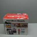 Hamilton Beach Power Elite Blender for Smoothies with 3-Cup Vegetable Chopper, Mini Food Processor, 40oz Glass Jar, 12 Functions for Puree, Ice Crush, Black and Stainless Steel (58149)