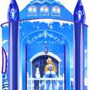 Princess Play Tent for Girls Ice Castle Imaginative Fairy Tale Pretend Game Playhouse Indoor Outdoor Pop Up Kids Tent Toy Gift for Children Toddlers Festival Birthday Party