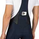CEROTIPOLAR Men's Cycling Bibs, 4D Padded Anti-Chafe Compression Bike Shorts,4+1 Rear Zipper Pocket UPF50+