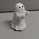 Halloween Ghost Decor, Spooky Table Centerpiece, Mantel Display Ornament