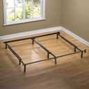 ZINUS Compack Metal Adjustable Bed Frame / 7 Inch Support Bed Frame for Box Spring and Mattress Set, Full/Queen/King