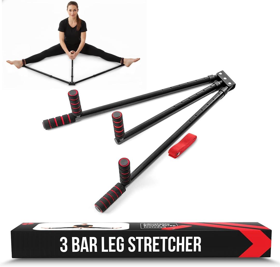 Split Machine for Flexibility with Trainer APP  Adjustable 3 Bar Leg Stretcher to Boosts Range of Motion, Leg and Groin Flexibility with Split Stretcher Machine Timer, for Martial Arts, MMA, Yoga
