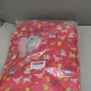 Ecore Fun 7 Items 18 Inch Dolls Bag and Accessories Unicorn Doll Carrier Storage Case Fit for 18 Inch Girl Dolls Including Backpack, Dress, Shoes, Sunglasses, Phone and 2 Hairpin