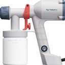 Tilswall Paint Sprayer,Upgraded Ultra-Light Electric Paint Spray Gun with 2 Nozzles & 3 Patterns Easy to Clean for Fences, Sheds, Walls, Ceilings, Furniture, Cabinets, Garden & DIY, White