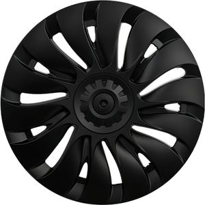 Wheel Hubcap, Black,1 pcs, 20.12 in