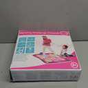 SUNLIN Dance Mat - Rhythm Step Play Mat - Dance Game Toy Pad with LED Lights, Gift for Kids Girls 3-12, Adjustable Volume, Built-in Music, 3 Challenge Levels (Pink)