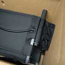 VIVOHOME Stadium Seats with Back Support and Cushion, 2 Pack Portable Bleacher Chairs with Cup Holder and Shoulder Strap (Black)