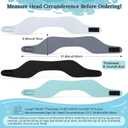 Lunmon 4 Pieces Swimming Headbands Waterproof Safety Earplugs for Adults Colorful Water Headbands Adjustable Swimming Ear Band Protectors for Pool Surfing Diving Showering Water Sports(Dark Color)