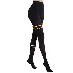 Myshear Medical Compression Pantyhose for Women Men, 15-20 mmHg Compression Tights, Closed Toe Graduated Compression Stockings, High Waist Compression Leggings, Support Hose for Varicose Veins, Edema. Size Medium