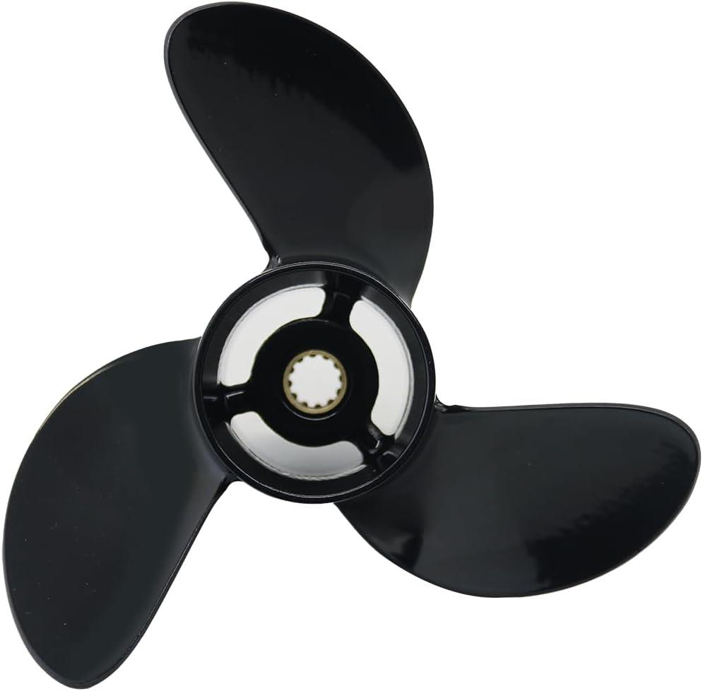 Aluminum Boat Propeller 7.8 x 9 Compatible with Mercury Engine 4-6 HP(4-Stroke)/4&5 HP(2-Stroke),12Tooth,RH(48-812951A02)
