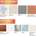 60-Pairs(120 Strips) Large Picture Hanging Strips Heavy Duty, Removable Hook and Loop Tape, Picture Hanger Damage Free, Waterproof Adhesive Strips for Frame Hanging