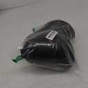 MLVOC Travel Pillow 100% Pure Memory Foam Neck Pillow, Comfortable & Breathable Cover, Machine Washable, and Luxury Bag, Standard (Black)