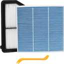 Engine Air Filter&Cabin Air Filter Combo Fits Honda Civic 2.0L 2016-2025,HRV 2.0L 2023-2026 CF11182&CA12051