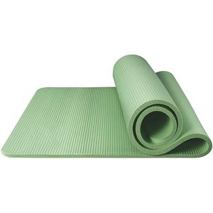 Yoga Mat NBR Pilates Exercise Mat Neutral Sit-ups Stretching Exercise Push-ups Longer Wider Thicker Home Gym Avocado Green Fitness Training Mat (185x80x1cm)