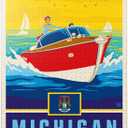 MyPuzzle Michigan: The Great Lakes State - Premium 1000 Piece Jigsaw Puzzle for Adults