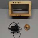 Bamboo Wireless Charging Station with Alarm Clock & Night Light, 3 in 1 Charging Station for iPhone 17/16/15/14/13/12/11 Pro Max/X/Xs, AirPods 4/3 & AirPods Pro 3/2/1/, Apple Watch Series,Wireless Charging Station With Light & Alarm Clock