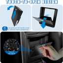 5Pcs Center Console Organizer Tray Compatible for Tesla Model Y Accessories 2025 2024-2021 Armrest Hidden Drawer Storage Box Cup Holder (Not Compatible for Model 3 Highland & Model y Juniper)-Gray