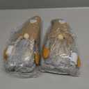 2 Pcs Gnomes Plush Bar Decor, Handmade Swedish Tomte Gifts Farmhouse Scandinavian Figurine Gnome for Home Kitchen Coffee Station Table Shelf (Brown)