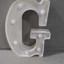 LED Marquee Letter Lights Sign, Light Up Alphabet Letter for Home Party Wedding Decoration G