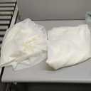 Chyhomenyc Ivory Sheer Curtains 68 Inch Length, Light Filtering Solid Color Bedroom Window Sheer Curtain Panels, Elegant Curtains & Drapes for Living Room, 42Wx68L, 2 Panels