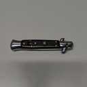 Outdoor Folding Knife for Camping & Hiking Survival Knife - Sharp Hunting Knife with Belt Clip - Fishing Knife One-Handed Knife (Black)