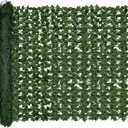 Artificial Ivy Privacy Fence Screen,128" by 60" (53.5 SQFT) UV-Anti Faux Hedge Fence and Fake Ivy Vine Leaf Wall Panels for Indoor&Outdoor Green Backdrop, Garden Greenery Decor