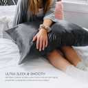 Tafts Pillow Cases - 22mm 100% Pure Mulberry 6A Silk Pillowcase for Hair & Skin with Zipper Closure, Cooling, Natural, Organic, Double Sided Silk Pillow Case (Midnight Black, Queen 20x30 1pc)