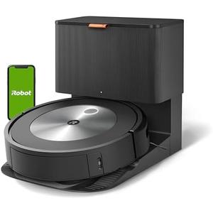 iRobot Roomba j7+ (7550) Self-Emptying Robot Vacuum – Uses PrecisionVision Navigation to Identify & Avoid Objects Like Socks, Shoes, & Pet Waste, Smart Mapping, Self-Empty for Up to 60 Days