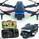 Mini Drone Professional with Blue LED Electric Adjustable Camera,brushless Drones FPV Adults Long Range Gravity Control Gesture Selfie,Drone Wind Resistant Headless Mode Tap Fly Foldable,3 Speeds