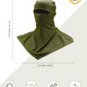 SATINIOR 3 Piece Balaclava Face Cover Sun Protection Neck Cover Summer Balaclava for Men Women Outdoor Sports UV Protector