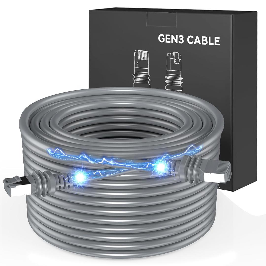 Starlink Cable 100FT,Starlink Gen 3 Cable for Satellite Starlink Standard V3, Waterproof Satellite Internet Kit