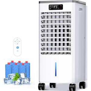 Portable Air Conditioners, Windowless Evaporative Air Cooler 3 Modes & 3 Speeds, 12H Timer for Smart Auto-off, 2-Gal Tank for 20H Cooling,16FT Remote,No Hose Needed,46db Swamp Cooler