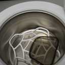 Retainer Cleaner, Upgraded Open-Window 45kHz Retainer Cleaner 200ML Dental Cleaning Pod with 4 Modes & Digital Timer (White Upgraded Version)