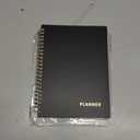 SUNEE 2026 Weekly and Monthly Planner - from January 2026 - December 2026, Daily Agenda Planner with Monthly Tab, Flexible Cover, Note Pages, Pockets, Bookmark, Spiral Binding, Black, 8.5"x11"