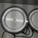 AIKVSXER 2 Pack UFO LED High Bay Light, 150W 30000LM LED Shop Lights, Commercial High Bay Lighting with Plug & Hanging Hook, Round UFO Lights IP65 Warehouse Garage Workshop Lighting