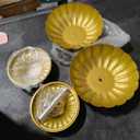 2 PCS Gold Vases for Centerpieces, 4 Inch Compote Vase Small Vintage Decorative Metal Vase Wedding Table Centerpieces for Wedding Birthday Party Anniversary Event Home Decorations