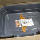 Suhaco Low Entry Litter Box for Senior Cats Extra Large Cat Litter Box with High Sides for Kitten, Anti Splashing & Easy to Clean for Indoor Cats Litter Pan (Gray)