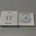 SAMSUNG Galaxy Buds 3 AI True Wireless Bluetooth Earbuds, Open Type Fit, Active Noise Cancellation, 360 Audio, Real-Time Interpreter, Touch Control, White - US Version